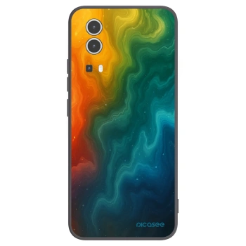Picasee Vivo Y72 5G Hülle - Schwarzes Silikon - Solar