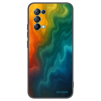 Picasee OPPO Reno 5 5G Hülle - Schwarzes Silikon - Solar