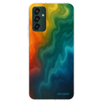 Picasee Samsung Galaxy M13 M135F Hülle - Transparentes Silikon - Solar