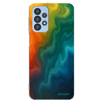 Picasee Samsung Galaxy A23 A235F 4G Hülle - Transparentes Silikon - Solar