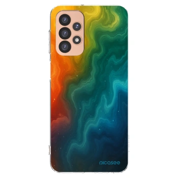 Picasee Samsung Galaxy A23 A236B 5G Hülle - Transparentes Silikon - Solar