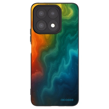 Picasee Honor X8a Hülle - Schwarzes Silikon - Solar