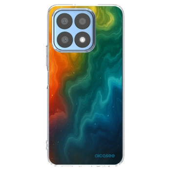 Picasee Honor X8a Hülle - Transparentes Silikon - Solar