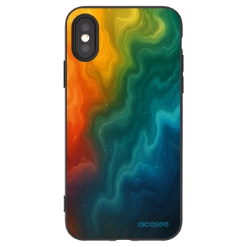 Picasee Apple iPhone X/XS Hülle - Schwarzes Silikon - Solar