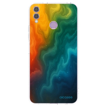 Picasee Honor 8X Hülle - Transparentes Silikon - Solar