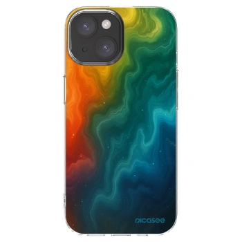 Picasee Apple iPhone 15 Hülle - Transparentes Silikon - Solar