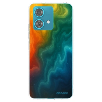 Picasee Motorola Edge 40 Neo Hülle - Transparentes Silikon - Solar