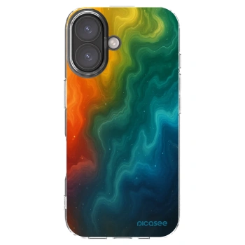 Picasee Apple iPhone 16 Hülle - Transparentes Silikon - Solar