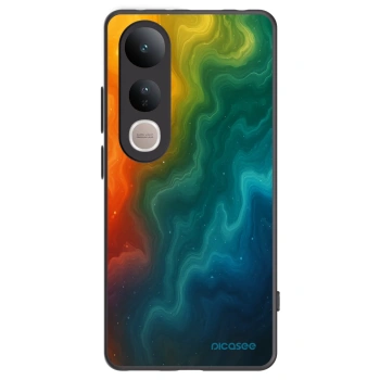 Picasee Vivo V50 Lite 5G Hülle - Schwarzes Silikon - Solar