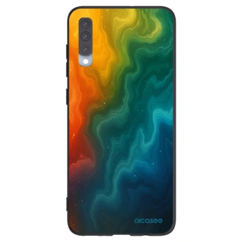 Picasee Samsung Galaxy A70 A705F Hülle - Schwarzes Silikon - Solar