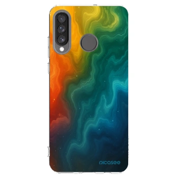 Picasee Huawei P30 Lite Hülle - Transparentes Silikon - Solar
