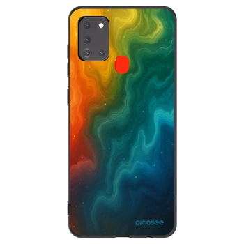 Picasee Samsung Galaxy A21s Hülle - Schwarzes Silikon - Solar