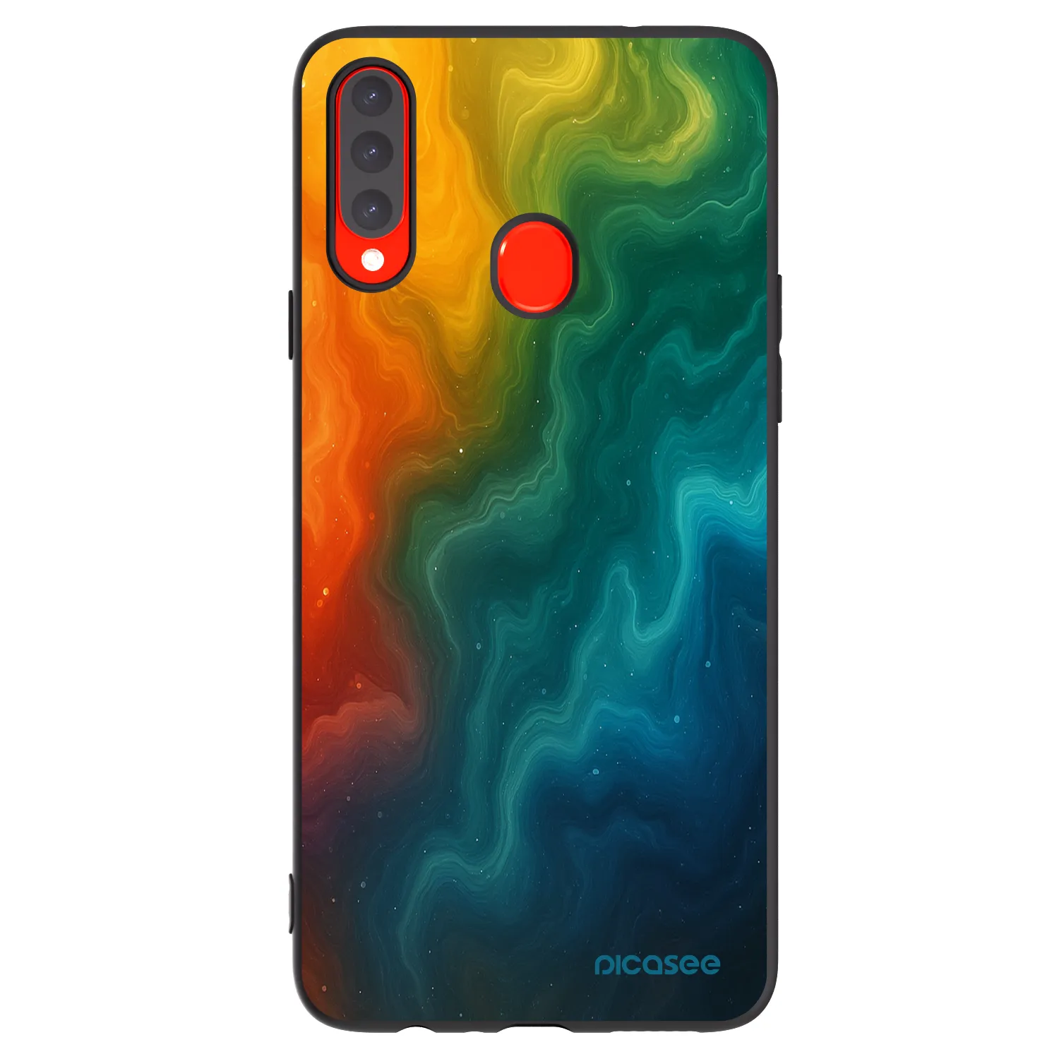 Picasee Samsung Galaxy A20s Hülle - Schwarzes Silikon - Solar