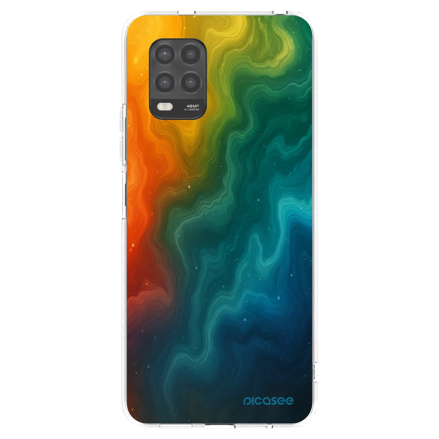 Picasee Xiaomi Mi 10 Lite Hülle - Transparentes Silikon - Solar