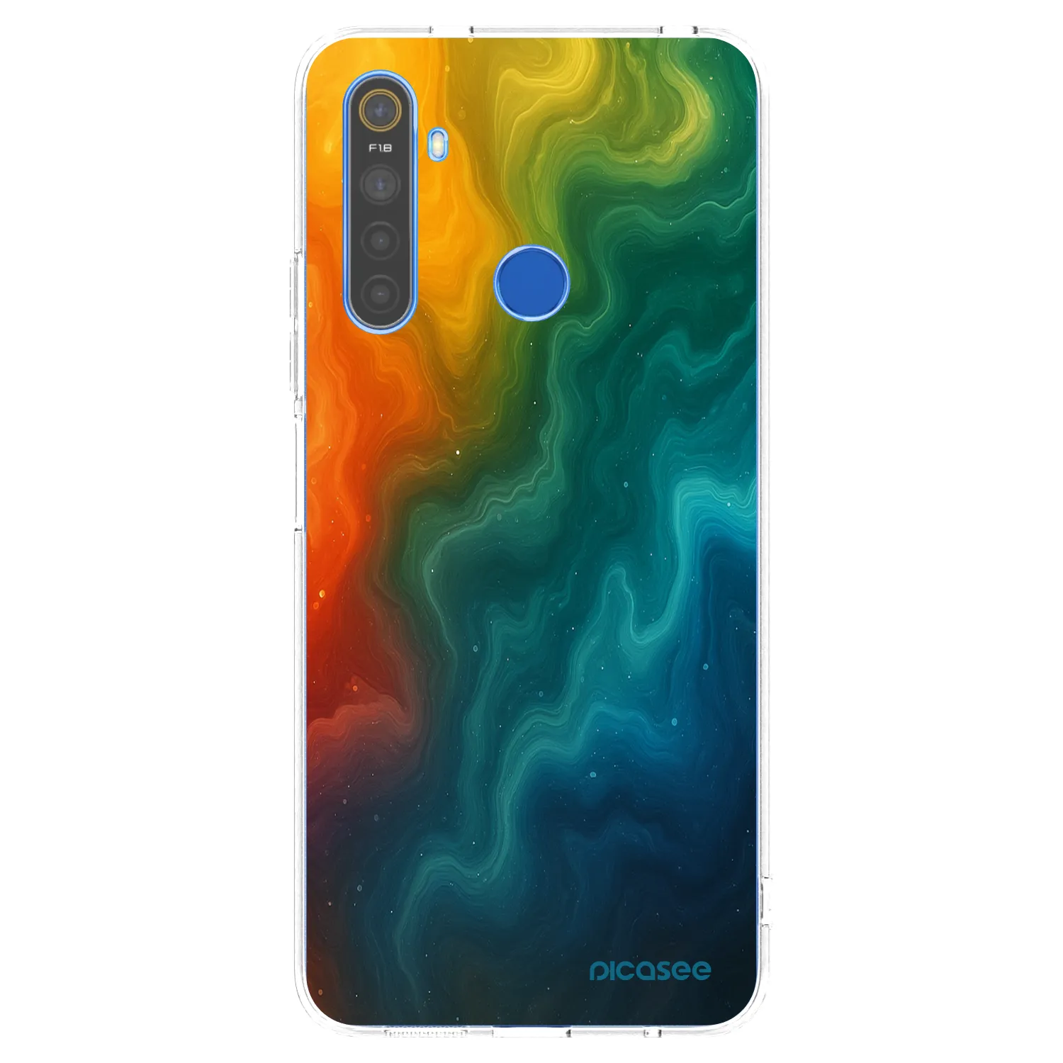 Picasee Realme 5 Hülle - Transparentes Silikon - Solar