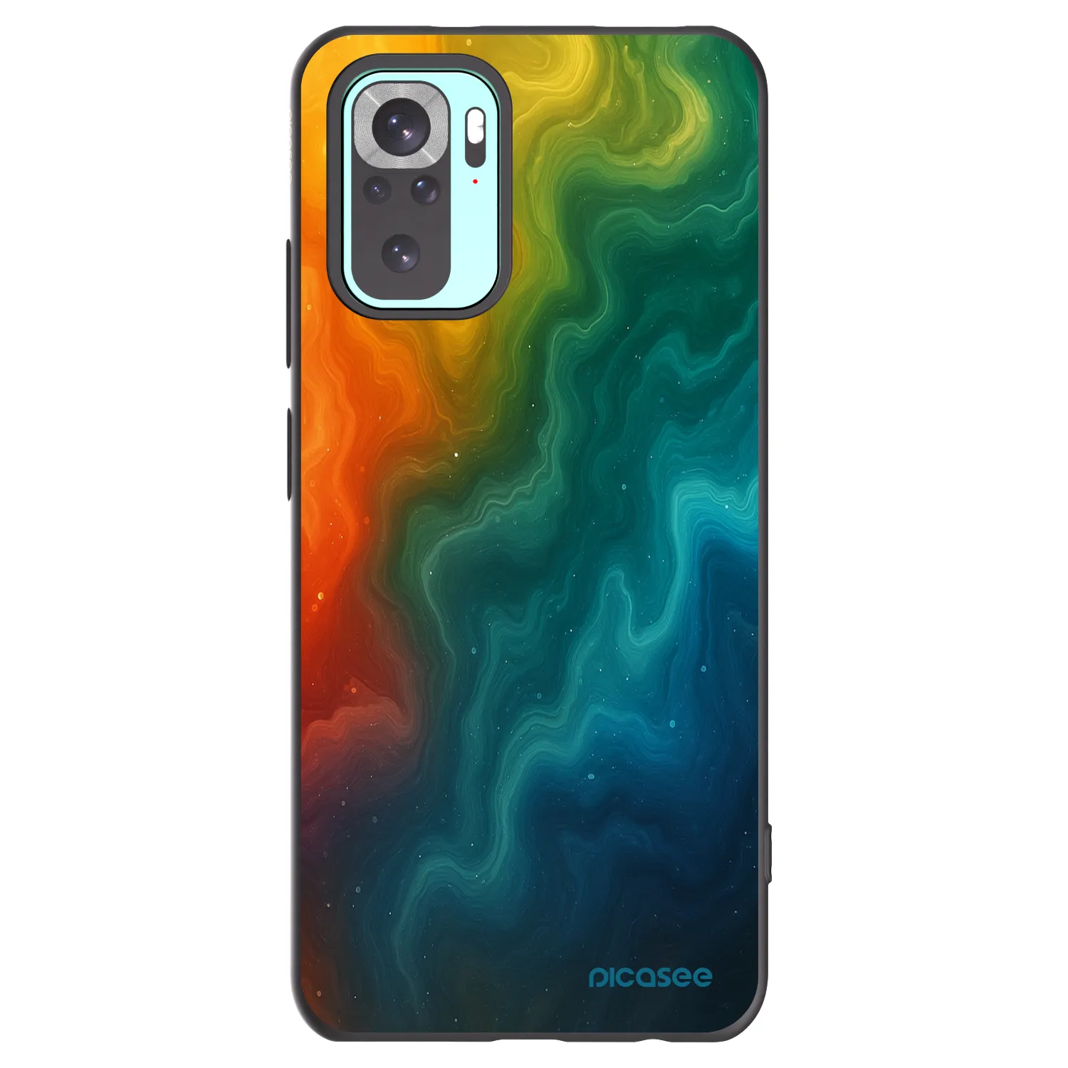 Picasee Xiaomi Redmi Note 10 Pro Hülle - Schwarzes Silikon - Solar