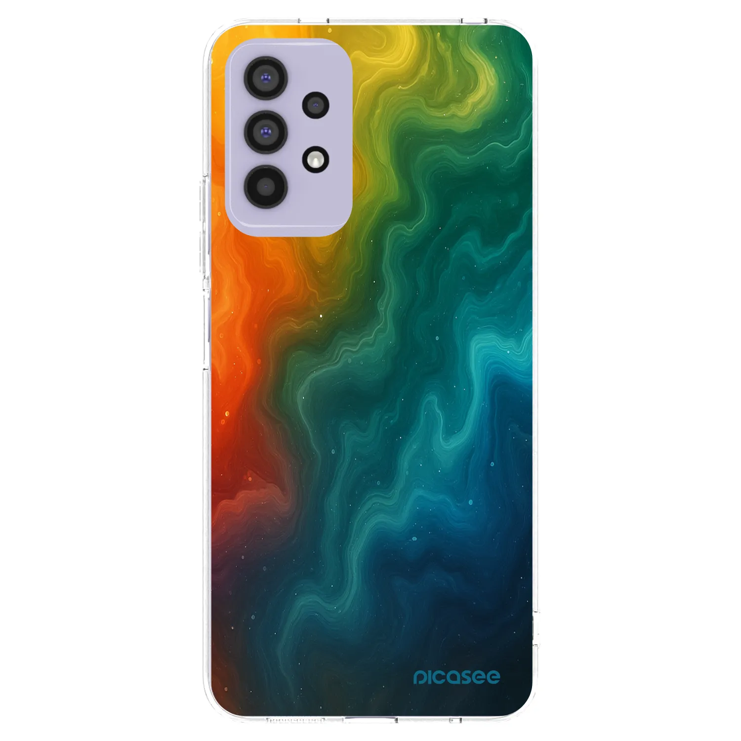 Picasee Samsung Galaxy A32 4G SM-A325F Hülle - Transparentes Silikon - Solar