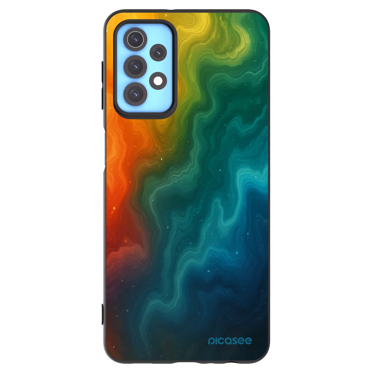 Picasee Samsung Galaxy A32 4G SM-A325F Hülle - Schwarzes Silikon - Solar