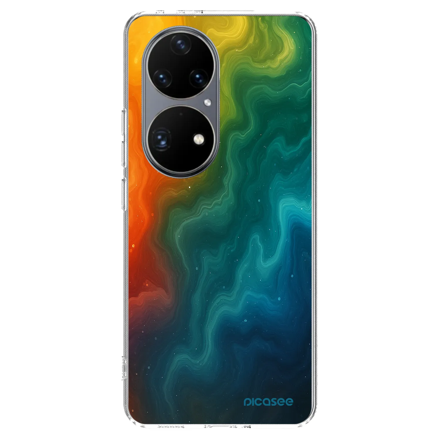 Picasee Huawei P50 Hülle - Transparentes Silikon - Solar