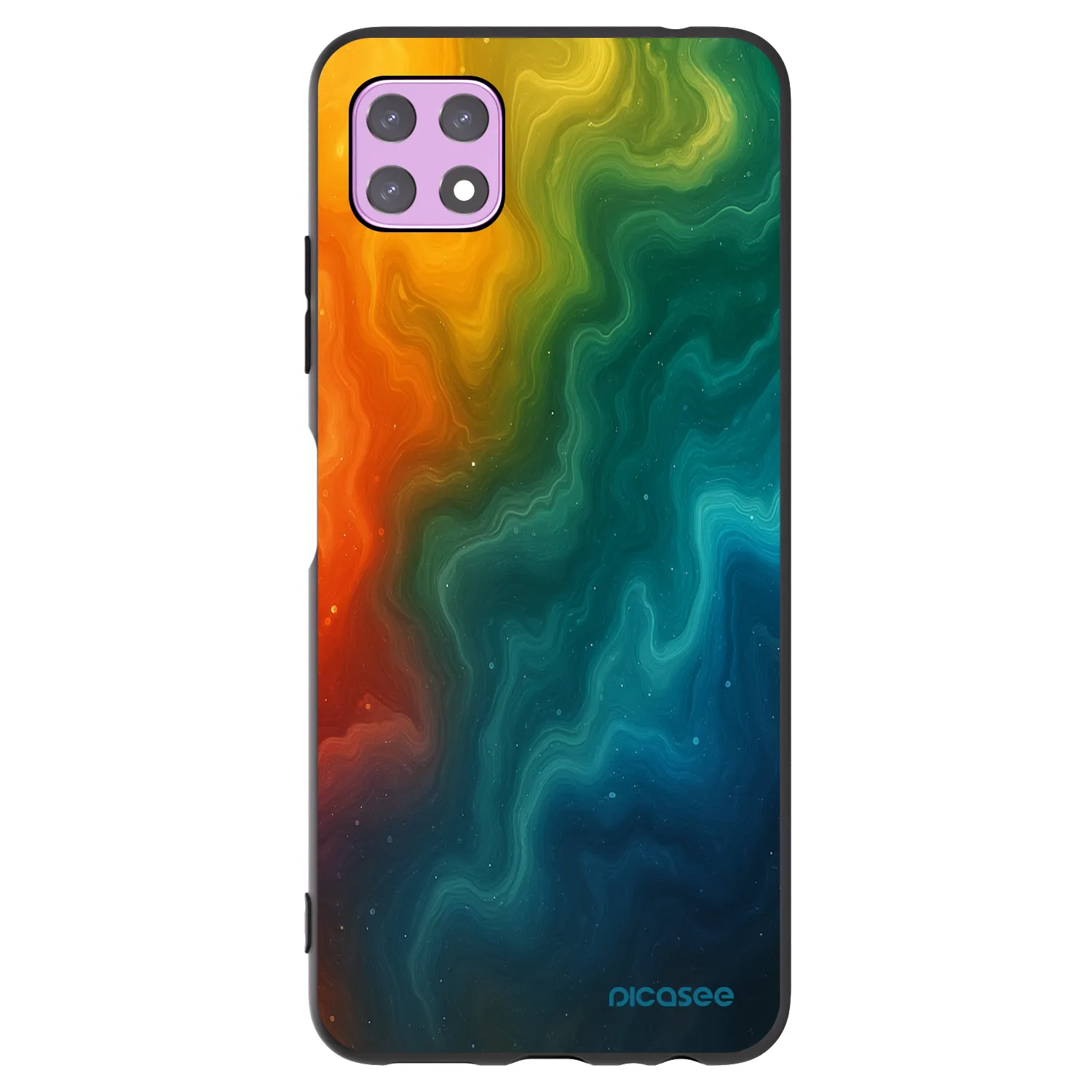Picasee Samsung Galaxy A22 A226B 5G Hülle - Schwarzes Silikon - Solar