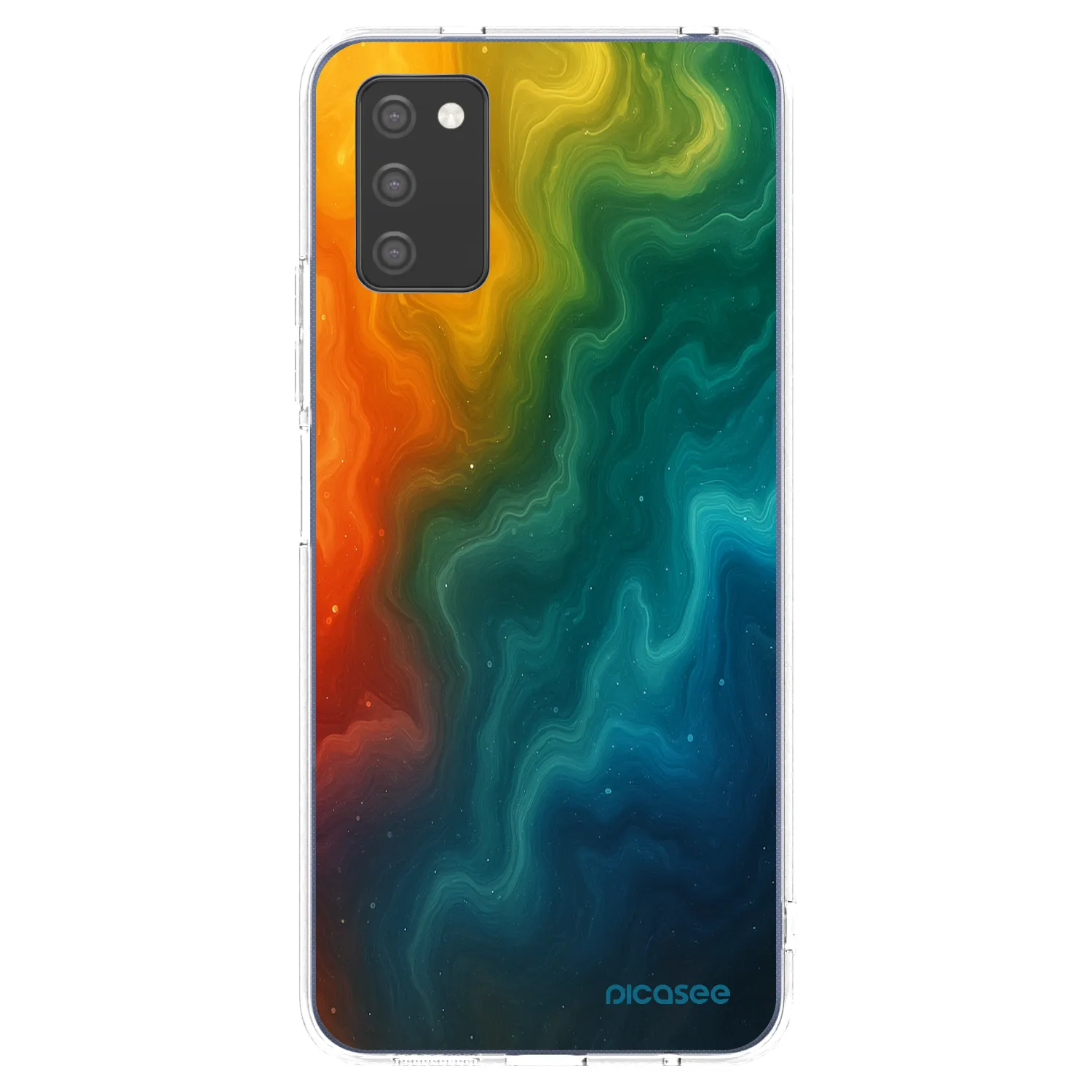 Picasee Samsung Galaxy A02s A025G Hülle - Transparentes Silikon - Solar