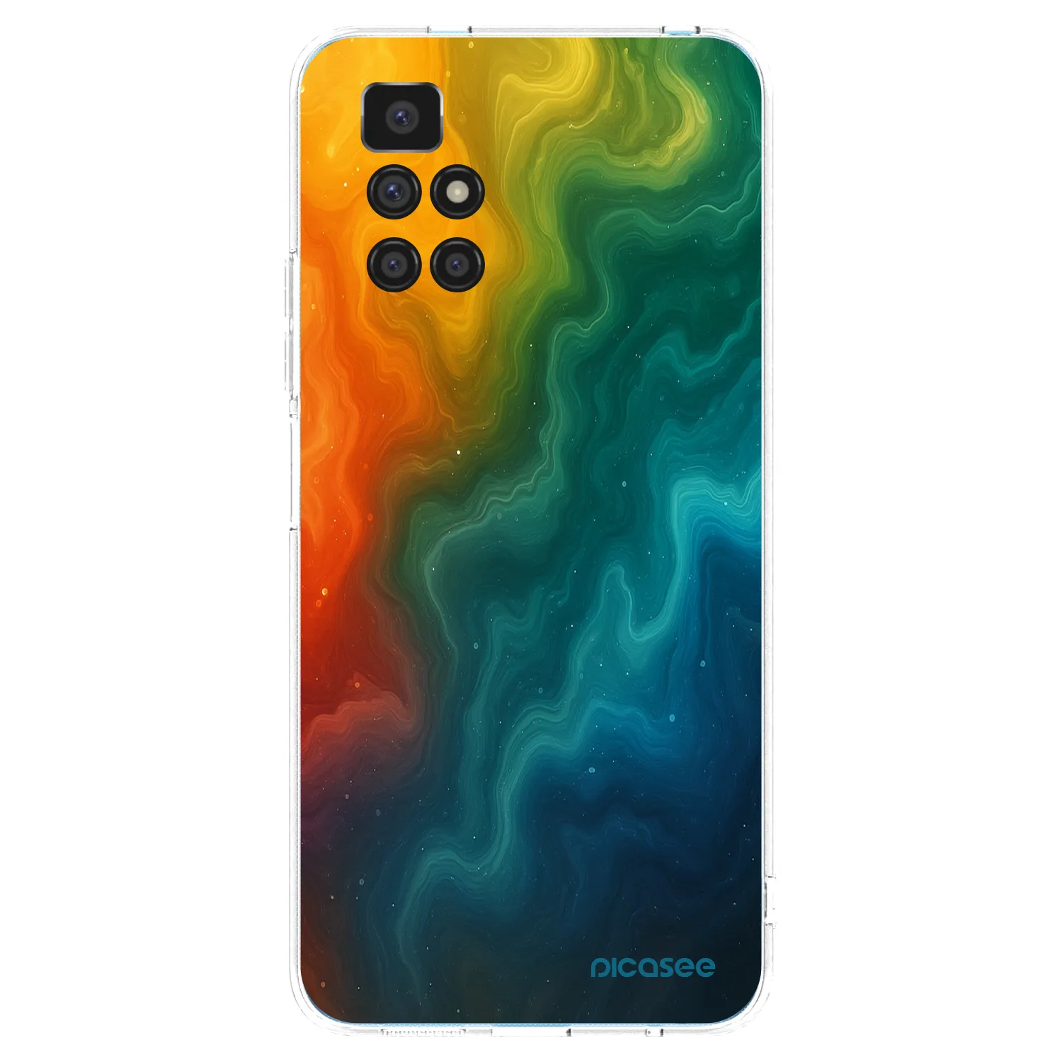 Picasee Xiaomi Redmi 10 Hülle - Transparentes Silikon - Solar