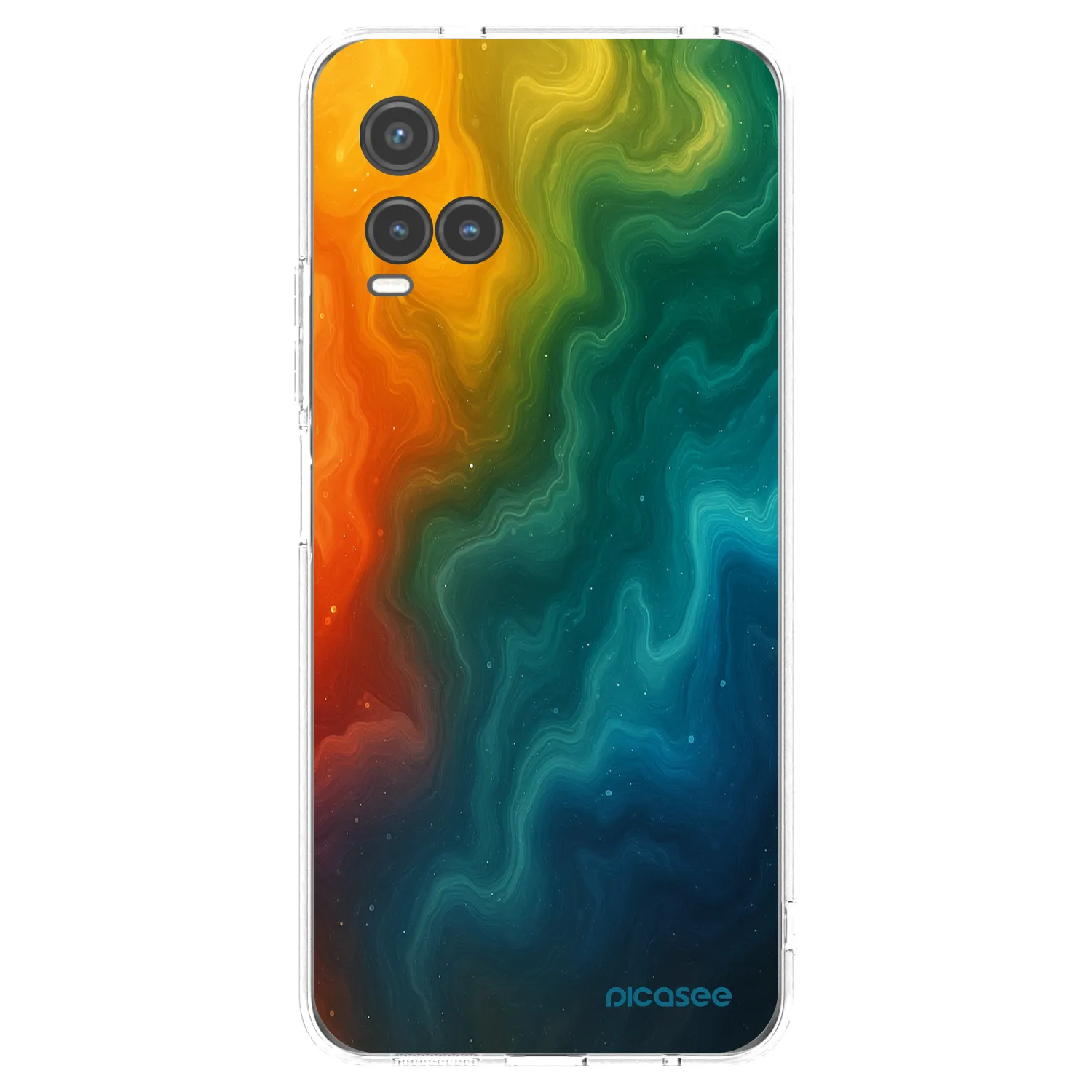 Picasee Vivo Y33s Hülle - Transparentes Silikon - Solar