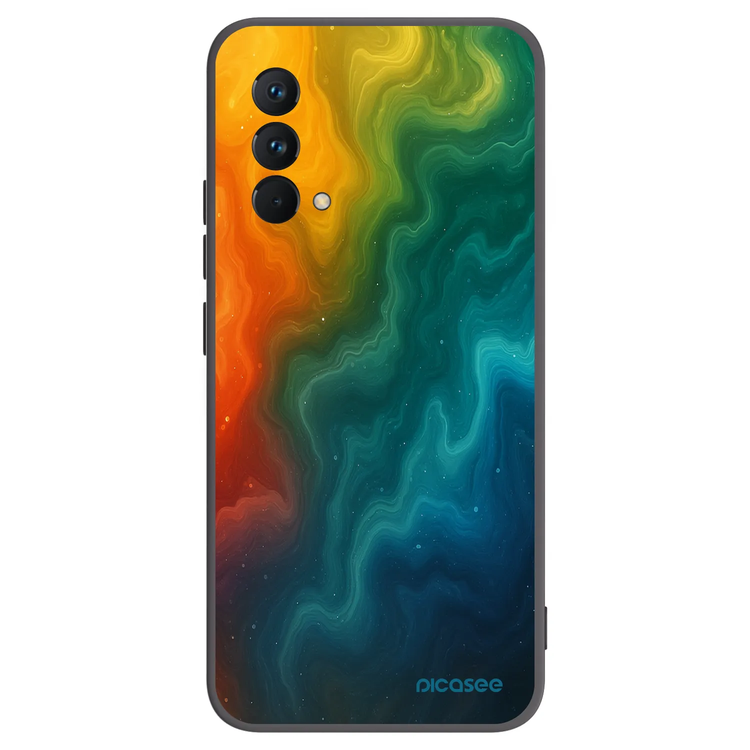 Picasee Realme GT Master Edition 5G Hülle - Schwarzes Silikon - Solar