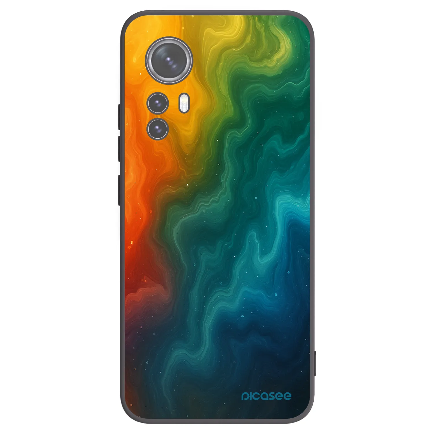 Picasee Xiaomi 12 Hülle - Schwarzes Silikon - Solar