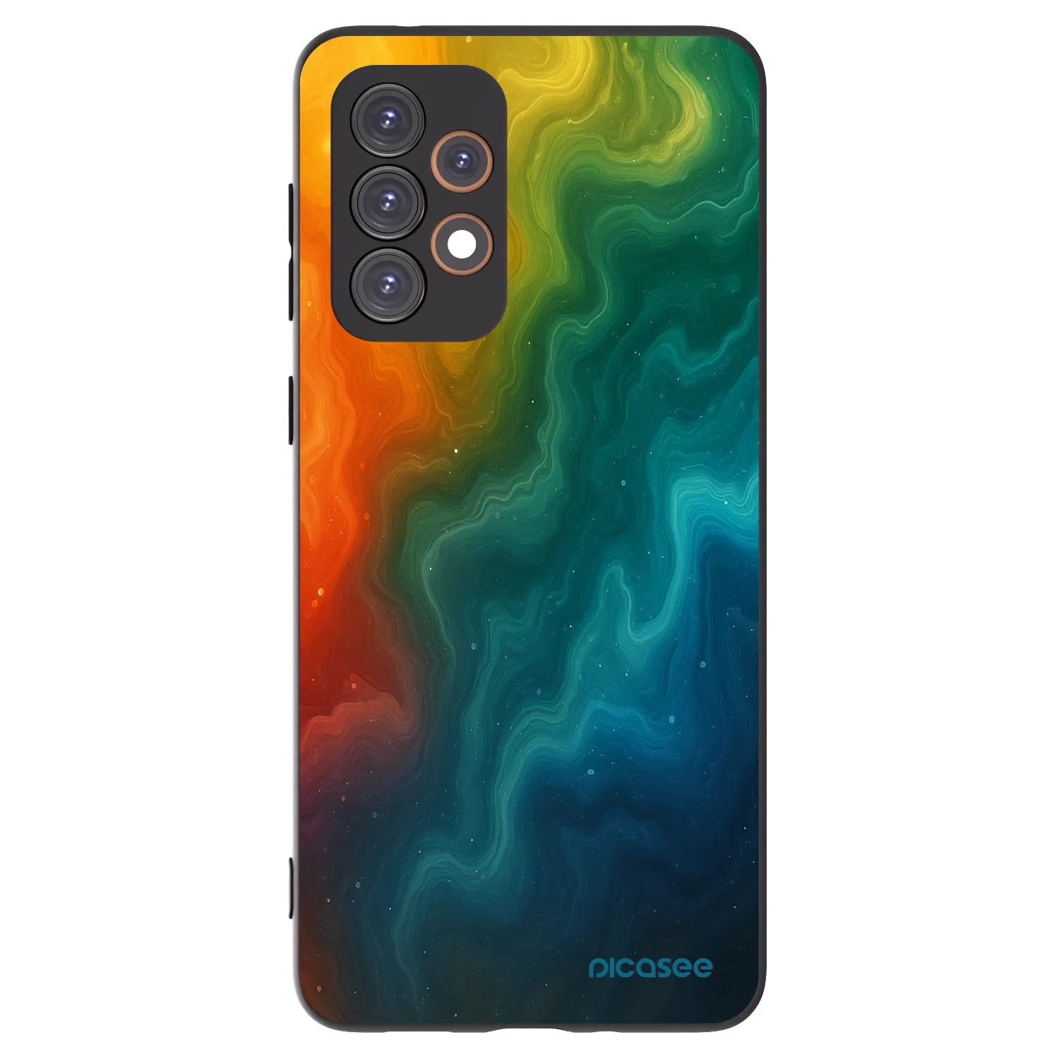 Picasee Samsung Galaxy A33 5G A336 Hülle - Schwarzes Silikon - Solar