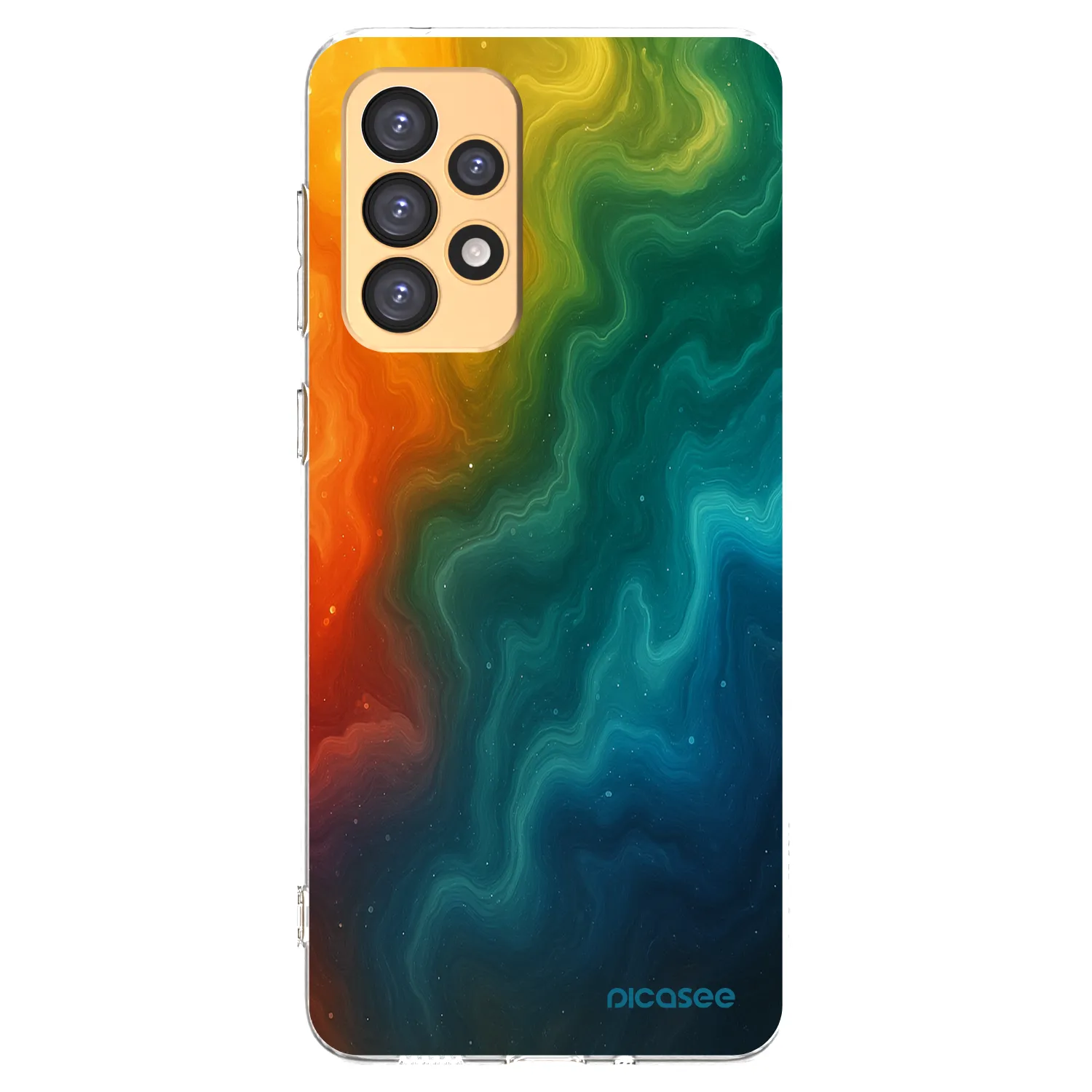 Picasee Samsung Galaxy A33 5G A336 Hülle - Transparentes Silikon - Solar