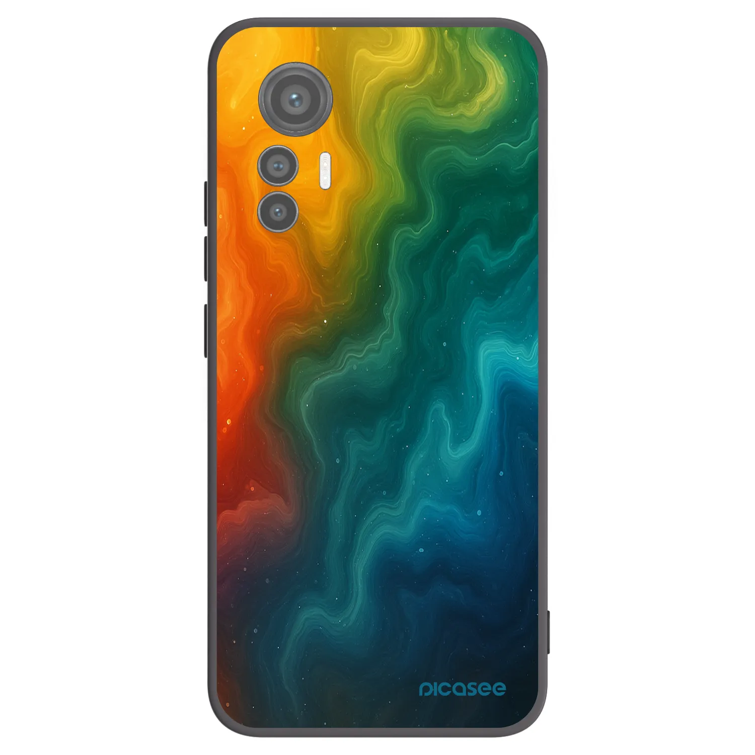 Picasee Xiaomi 12 Lite Hülle - Schwarzes Silikon - Solar