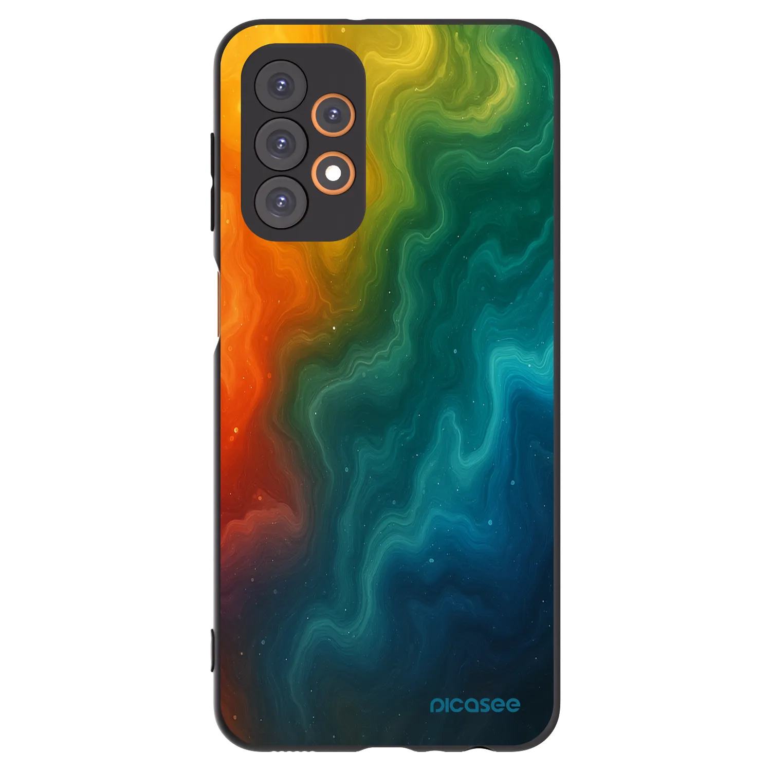 Picasee Samsung Galaxy A23 A236B 5G Hülle - Schwarzes Silikon - Solar