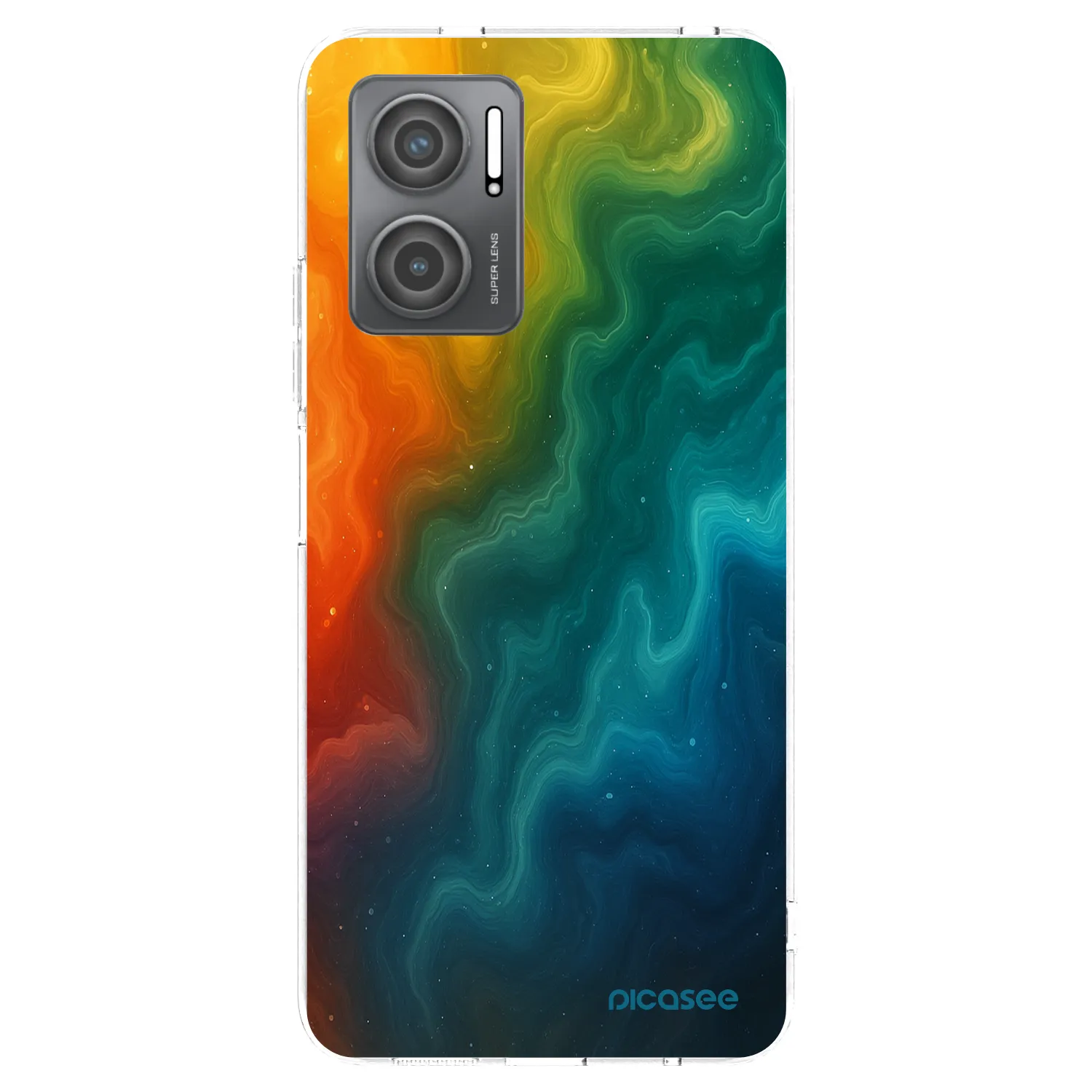 Picasee Xiaomi Redmi 10 5G Hülle - Transparentes Silikon - Solar