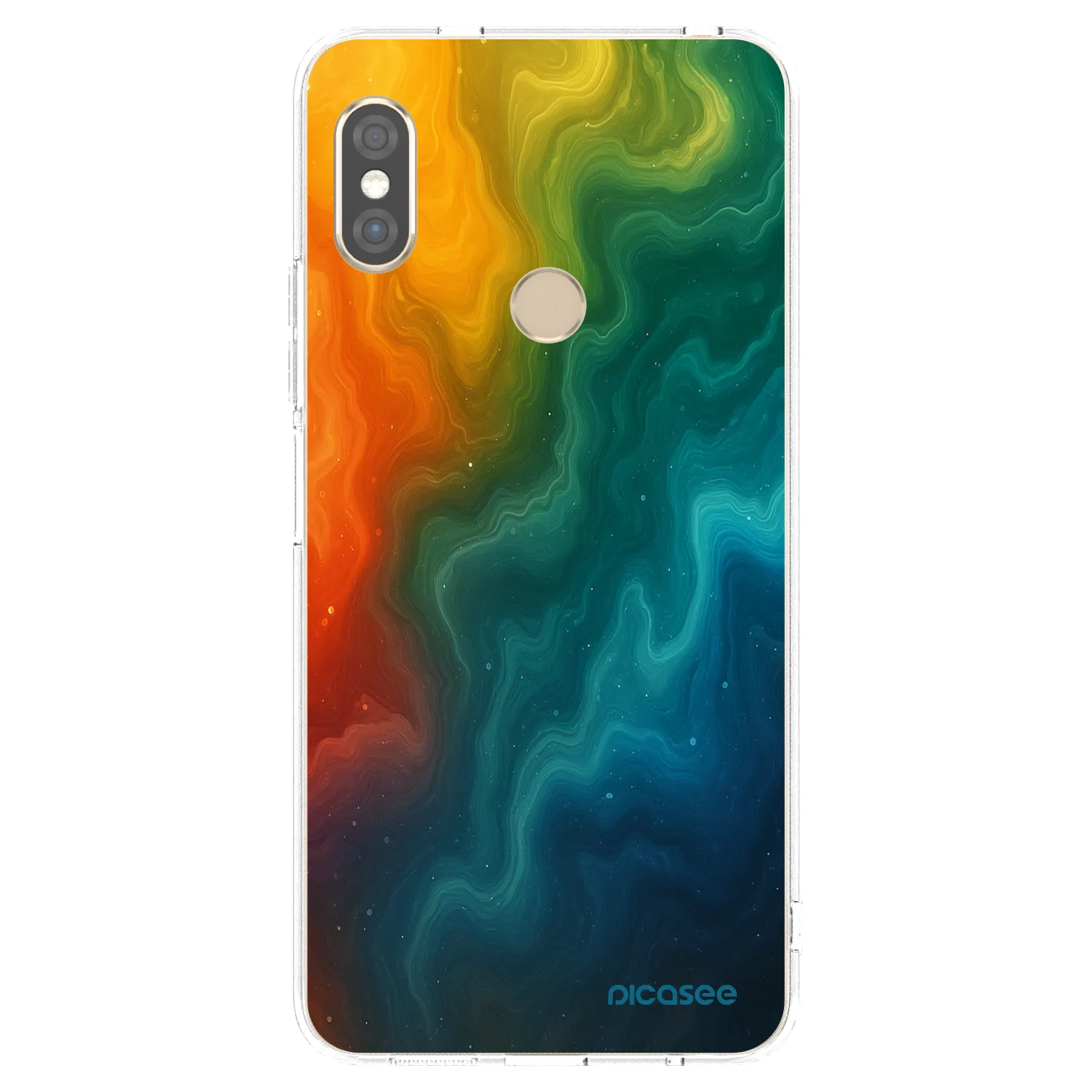 Picasee Xiaomi Redmi Note 5 Global Hülle - Transparentes Silikon - Solar
