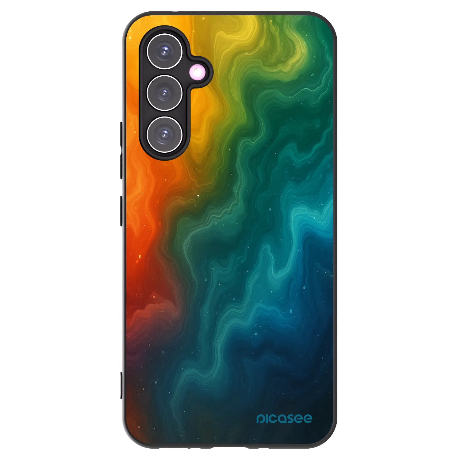 Picasee Samsung Galaxy A54 5G A546B Hülle - Schwarzes Silikon - Solar