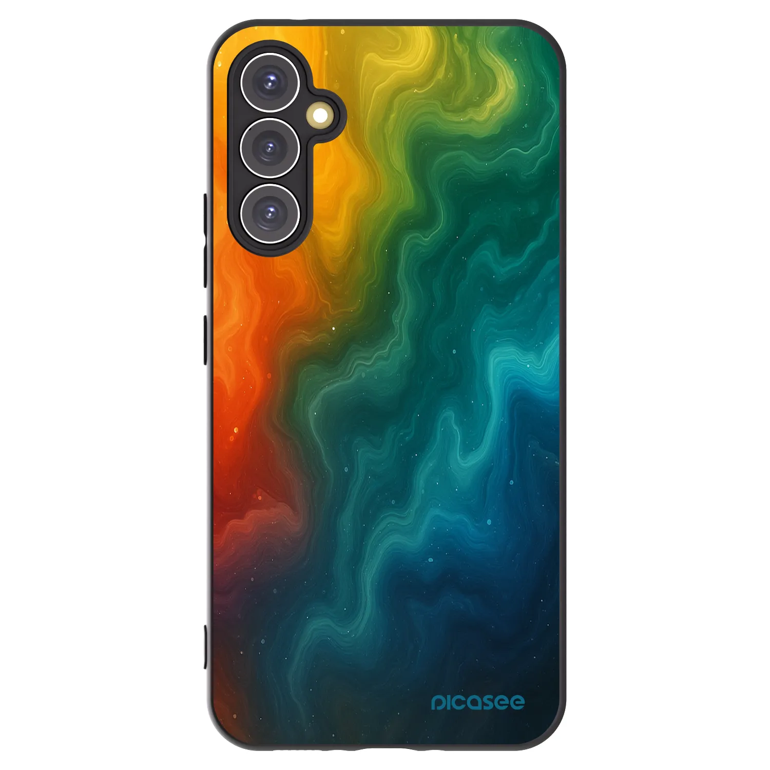 Picasee Samsung Galaxy A34 5G A346B Hülle - Schwarzes Silikon - Solar
