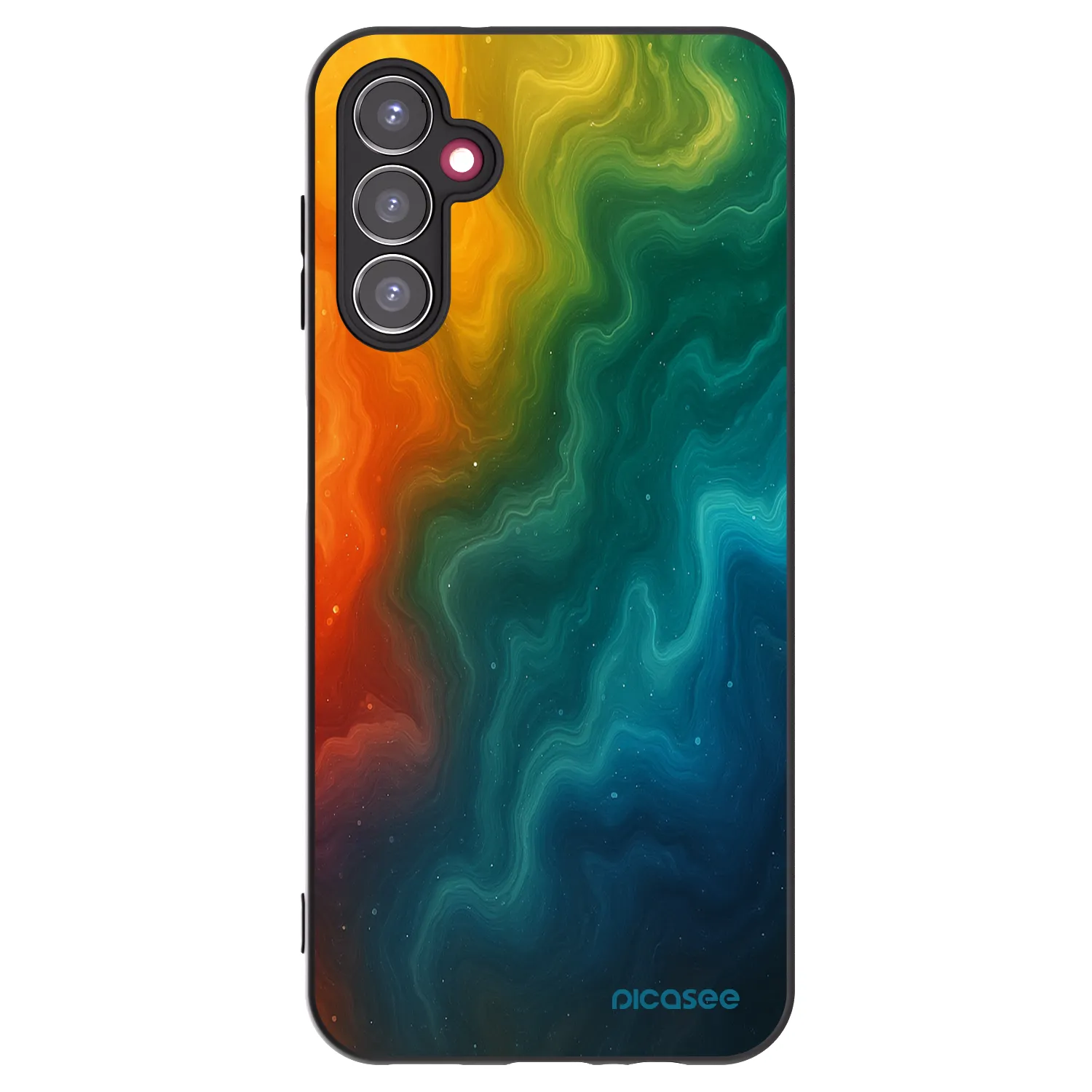 Picasee Samsung Galaxy A14 4G A145R Hülle - Schwarzes Silikon - Solar