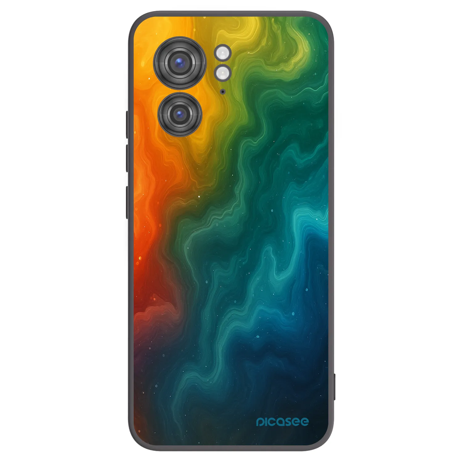 Picasee Motorola Edge 40 Hülle - Schwarzes Silikon - Solar