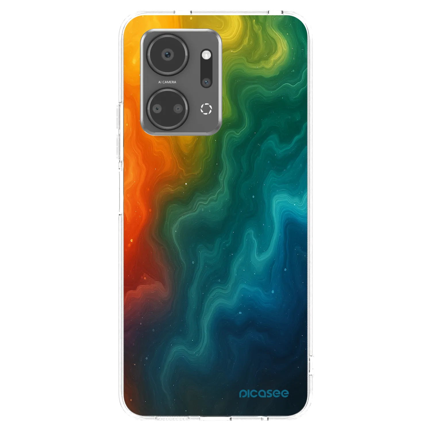 Picasee Honor X7a Hülle - Transparentes Silikon - Solar