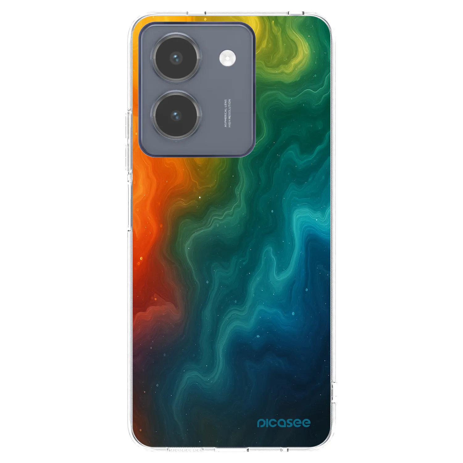 Picasee Vivo Y36 4G Hülle - Transparentes Silikon - Solar