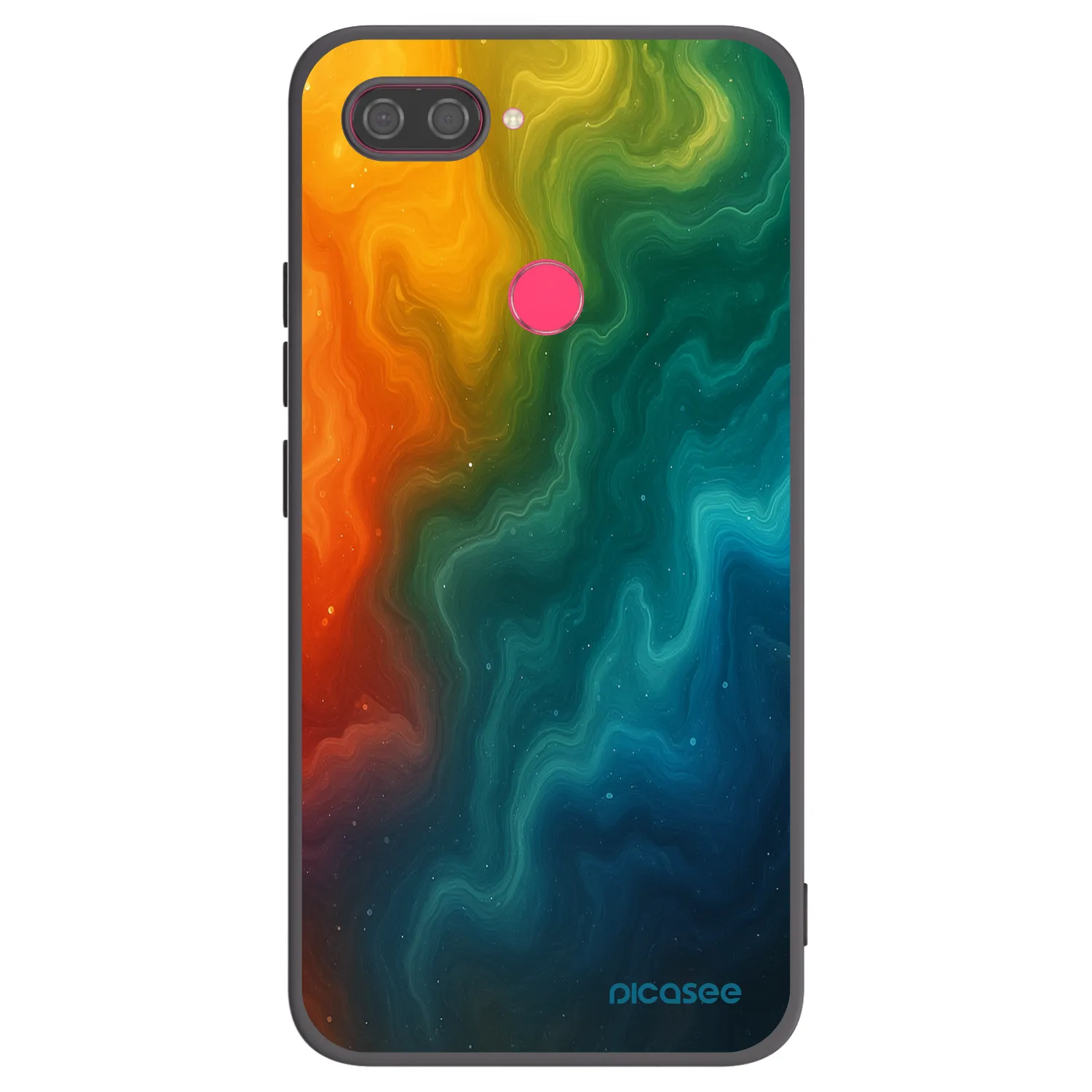 Picasee Xiaomi Mi 8 Lite Hülle - Schwarzes Silikon - Solar