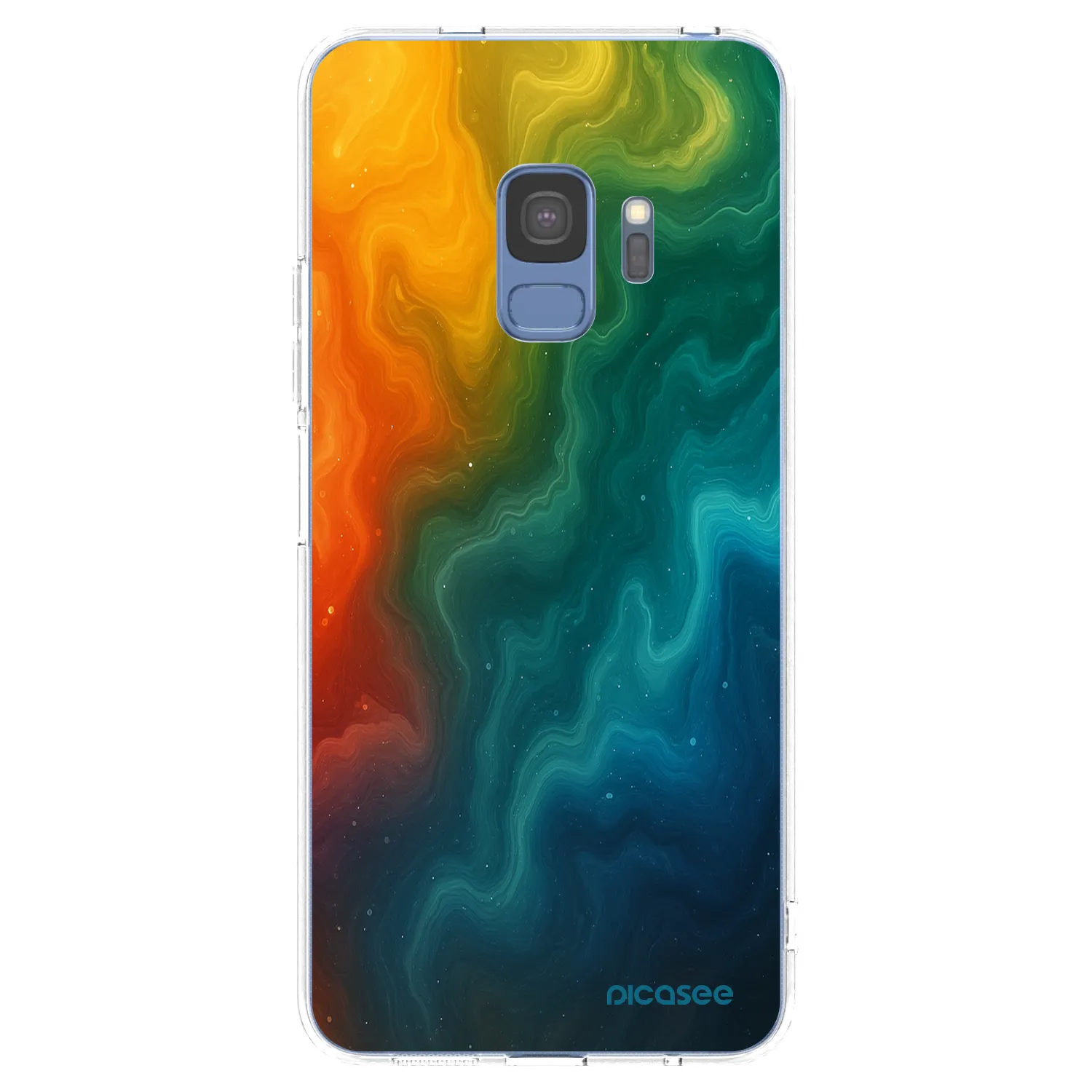 Picasee Samsung Galaxy S9 G960F Hülle - Transparentes Silikon - Solar