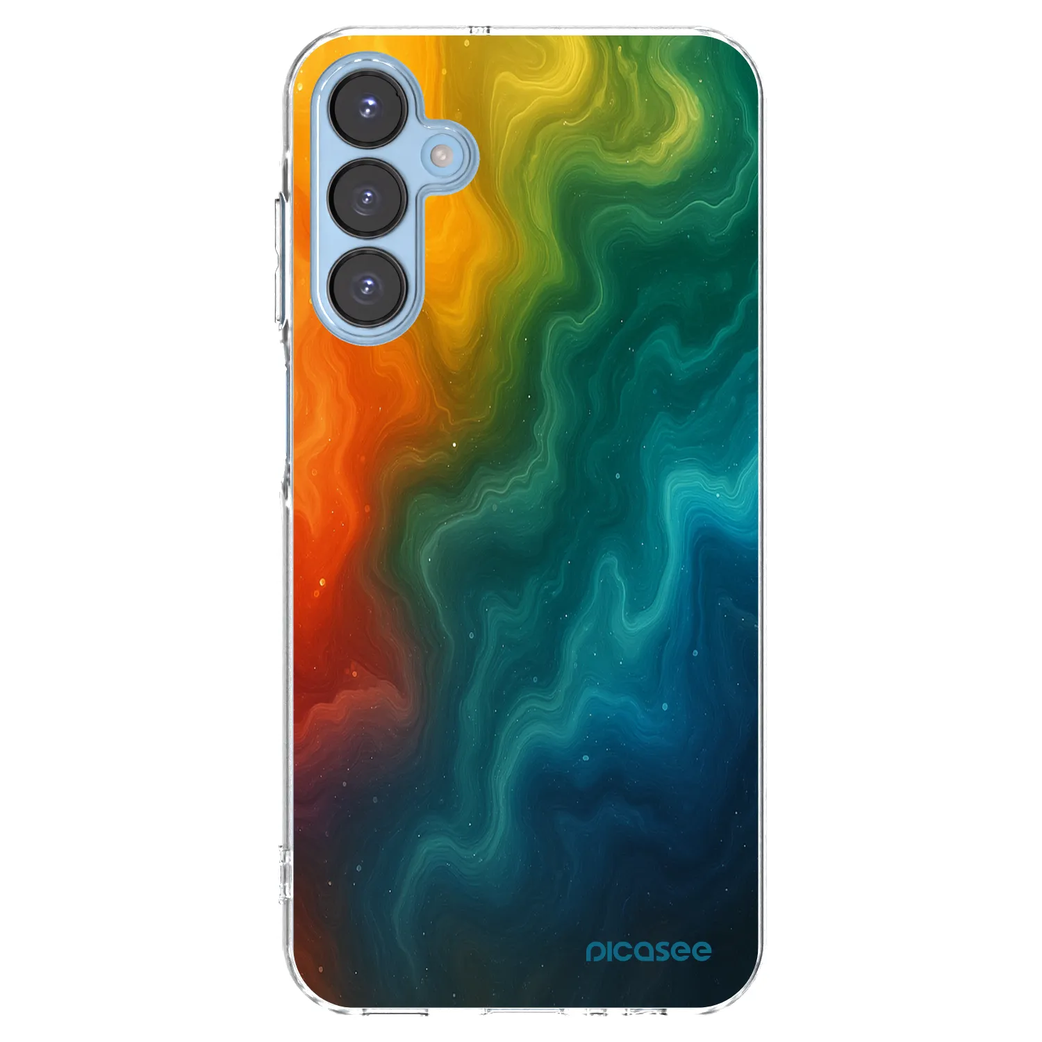 Picasee Samsung Galaxy A15 A156B 5G Hülle - Transparentes Silikon - Solar