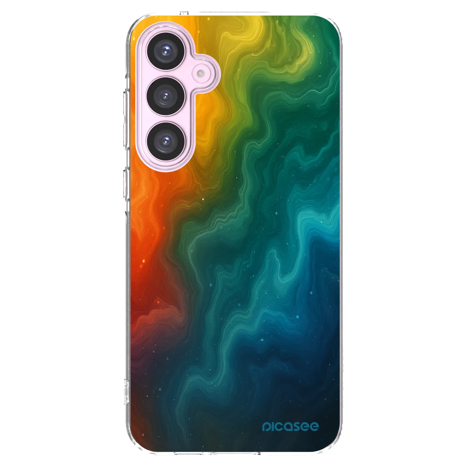 Picasee Samsung Galaxy A55 5G A556B Hülle - Transparentes Silikon - Solar