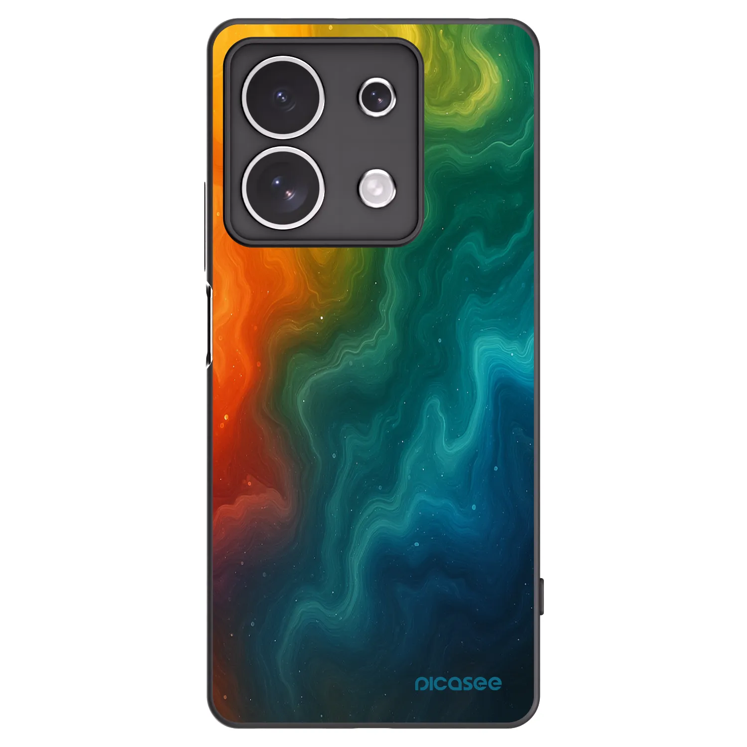 Picasee Xiaomi Redmi Note 13 4G Hülle - Schwarzes Silikon - Solar