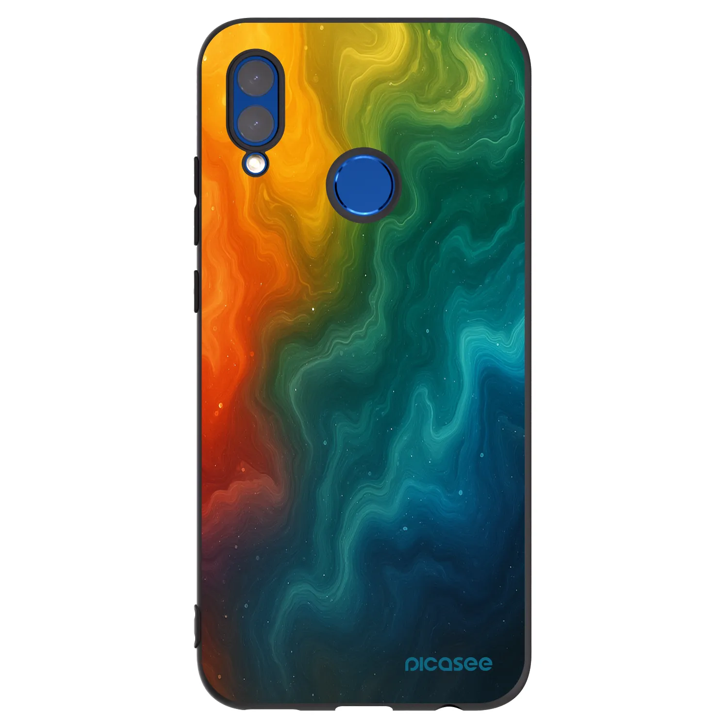 Picasee Honor 10 Lite Hülle - Schwarzes Silikon - Solar
