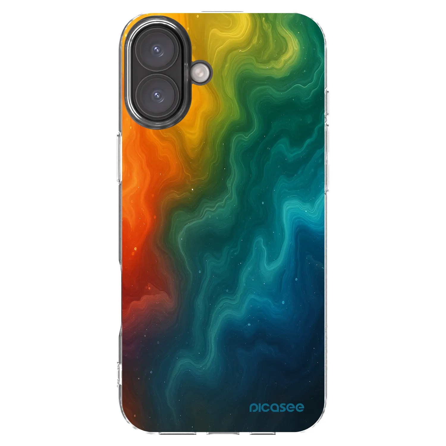 Picasee Apple iPhone 16 Plus Hülle - Transparentes Silikon - Solar