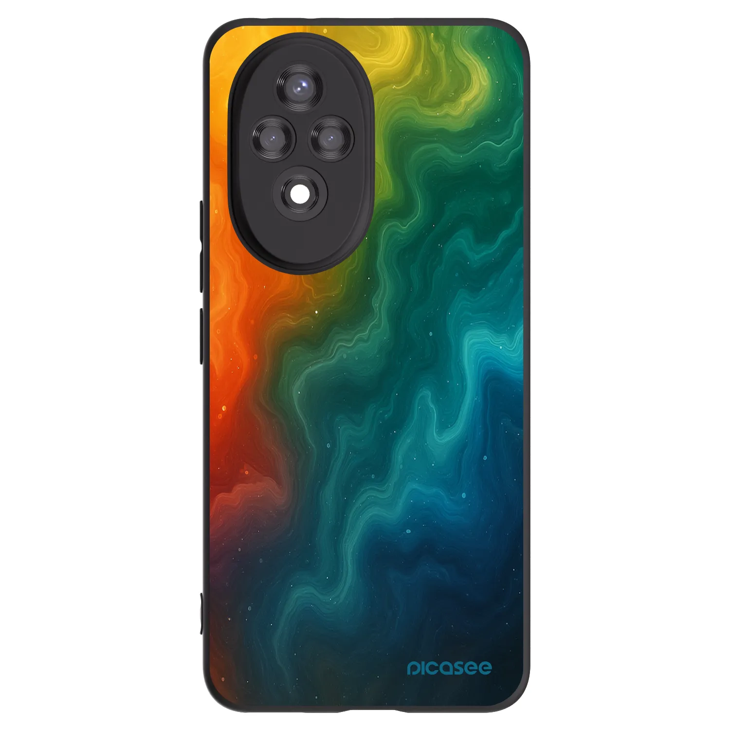 Picasee Honor 200 Pro 5G Hülle - Schwarzes Silikon - Solar
