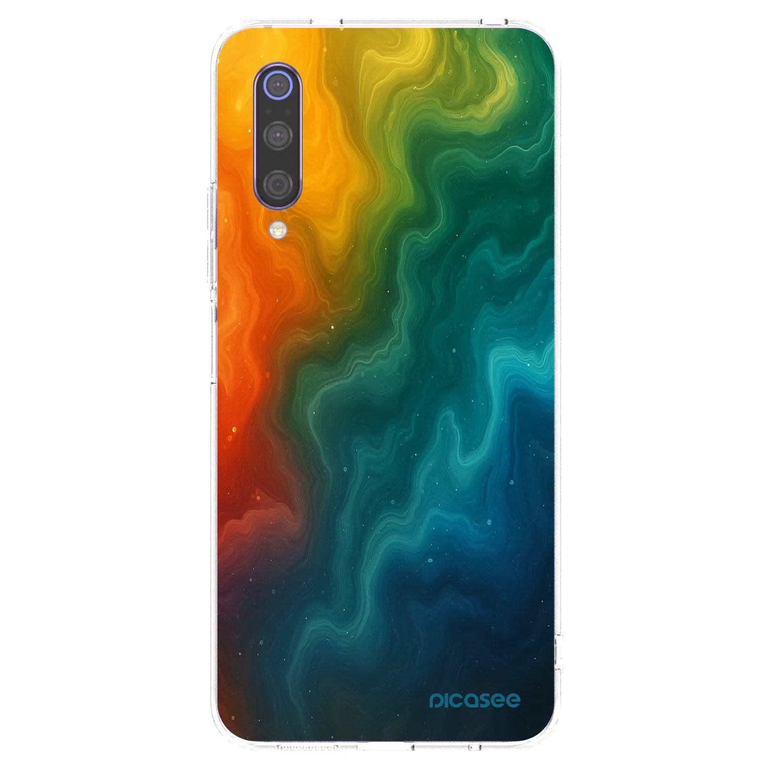 Picasee Xiaomi Mi 9 Hülle - Transparentes Silikon - Solar